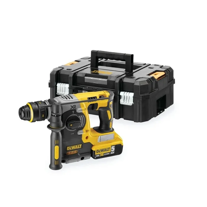 Perforateur SDS-Plus 3 modes 18V Li-ion 5Ah Moteur sans charbon – DCH274P2T-QW – DEWALT