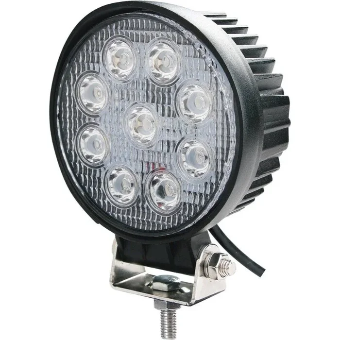 Phare de travail rond 9 led 27w 1800 lumens blister SODIFLASH – 17067