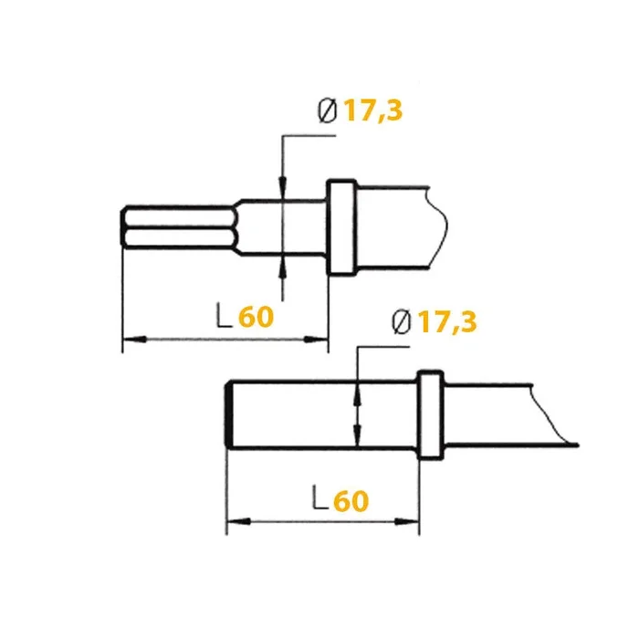 PIC 17,3X60/SK6-B3DA LG 270MM – SULLAIR – 27432
