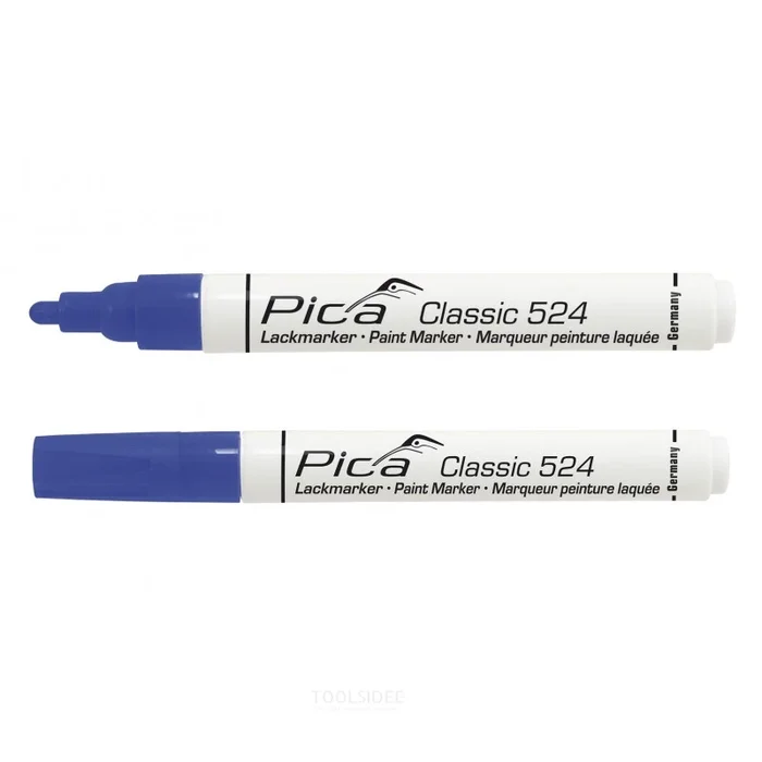 Pica 10 pcs 524/41 Marqueur peinture pointe ronde 2-4 mm bleu