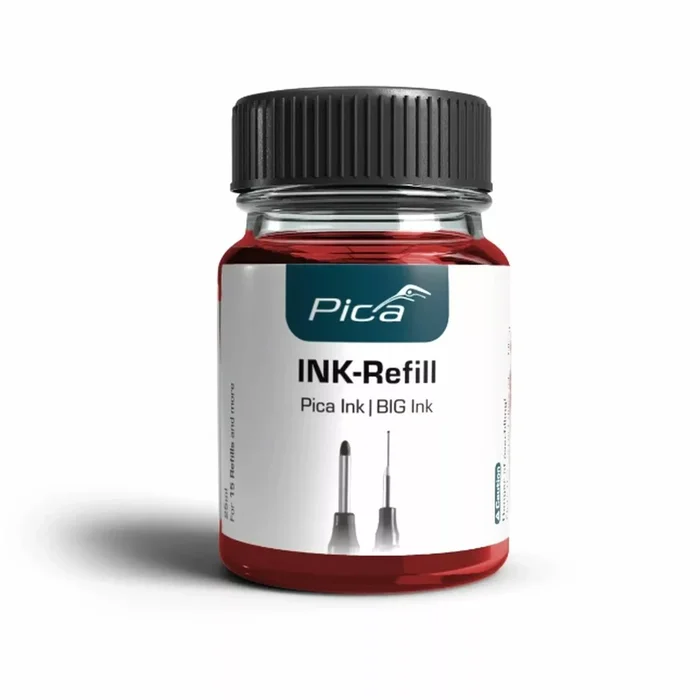 Pica 55840 Set de recharge Encre & BIG Ink rouge (25ml)