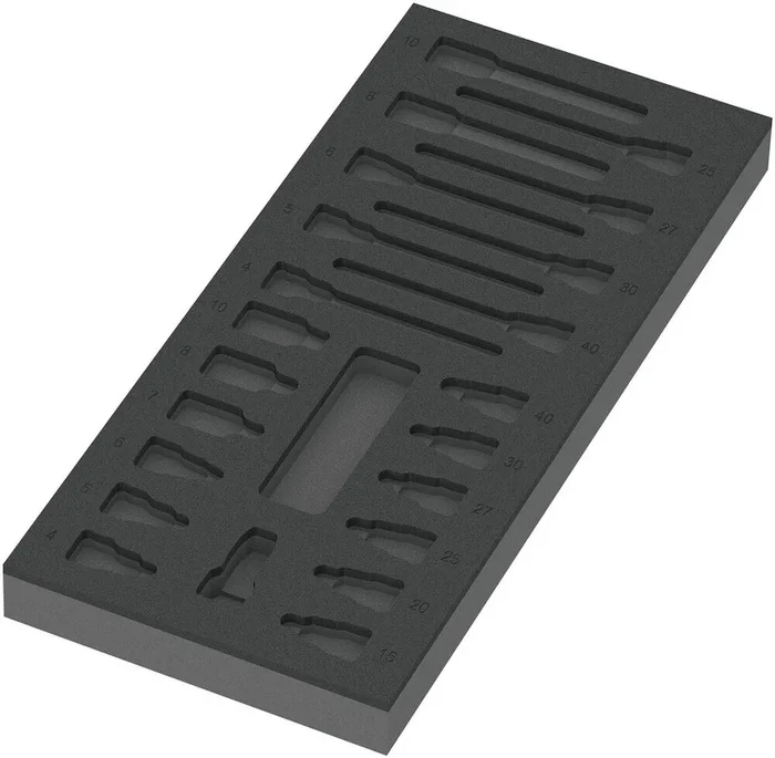 Pièce de rechange, sans outils 9823 Insert en mousse p.j.douille-embouts Zyklop B Wera – 05137323001