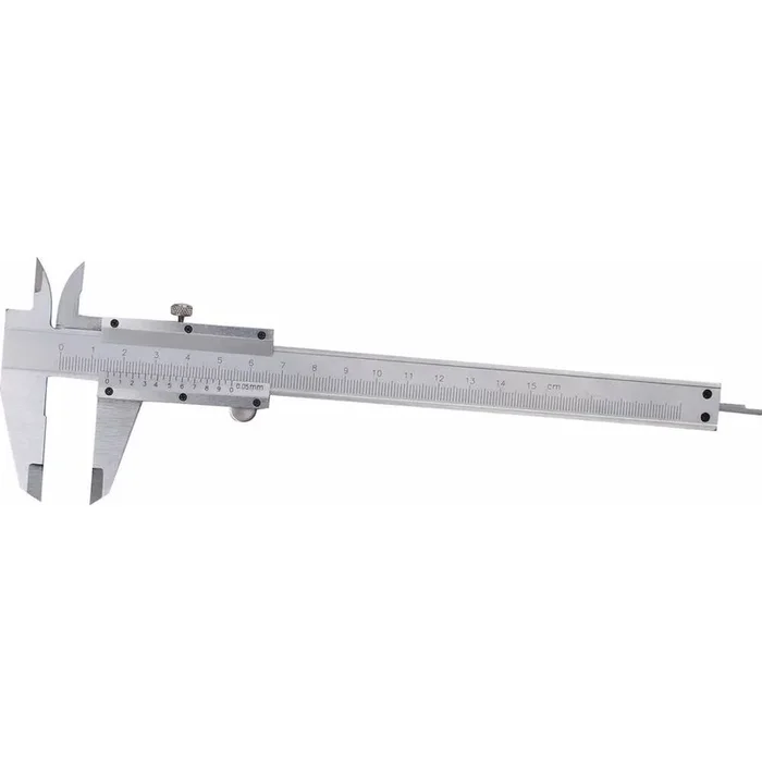 PIED À COULISSE 150MM 1/50 AVEC JAUGE DE PROFONDEUR – STILKER – 67421