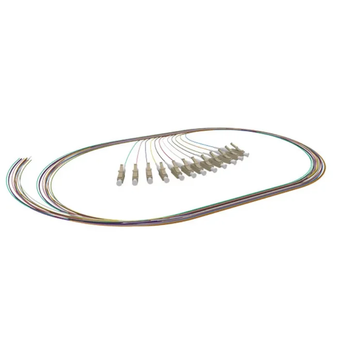 Pigtails multimodes OM3 50/125 – Connectique LC – 1m – Lot de 12