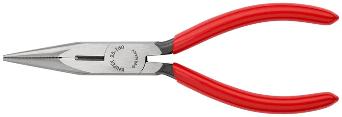 Pince a bec 1/2 rond 160mm av. tranchant KNIPEX – 25 01 160