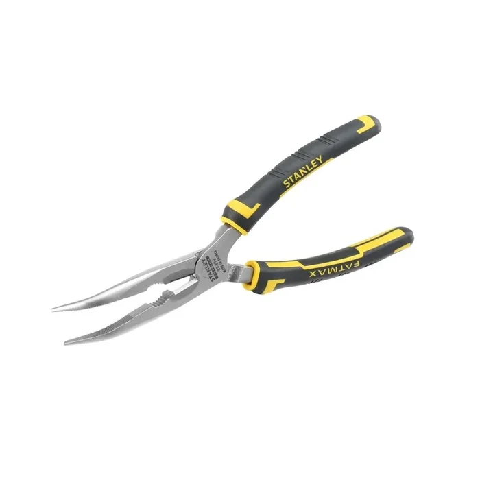 Pince à becs 1/2 ronds longs coudés 200 mm – Fatmax – 0-89-872 – STANLEY FATMAX