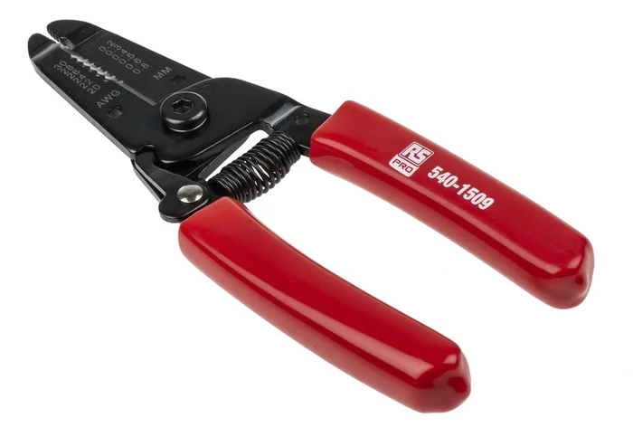 Pince à dénuder RS PRO pour fil Solide , 0.2 → 0.8mm, 155 mm
