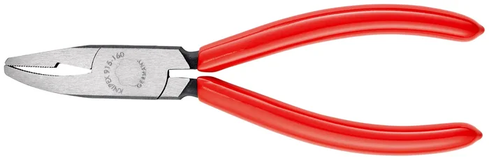 Pince à gruger le verre 160mm – Gainage PVC – Tête polie – Becs de largeur 9,5mm KNIPEX – 9151160