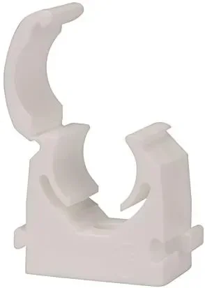 Pince à tube / polypropylène pour tube ø extérieur 18 mm / blanc 114048