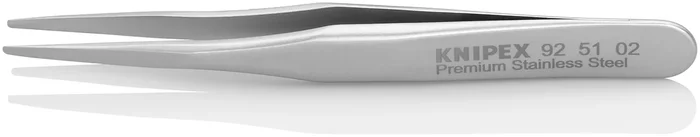 Pince brucelle inox 70mm lisse KNIPEX – 925102