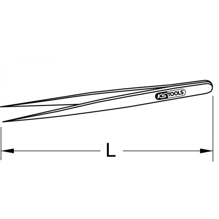 Pince brucelle INOX, L.150 mm KSTOOLS – 9642901