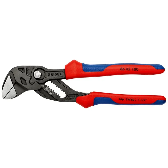 Pince cle 180mm brunie bimatiere KNIPEX – 86 02 180