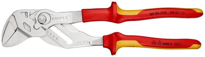 Pince cle 250mm chrome 1000v bimatiere KNIPEX – 86 06 250