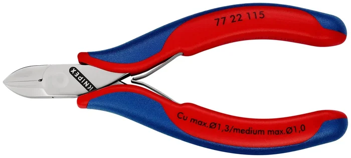 Pince coupante cote electro 115mm KNIPEX – 77 22 115 SB
