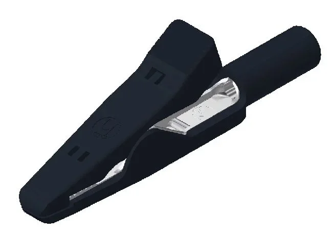 Pince crocodile Hirschmann, 6A, noire