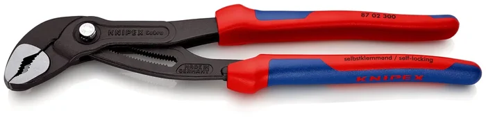 Pince multiprise Cobra® 300mm – Gainage bi-matière – Capacité 60mm KNIPEX – 8702300SB