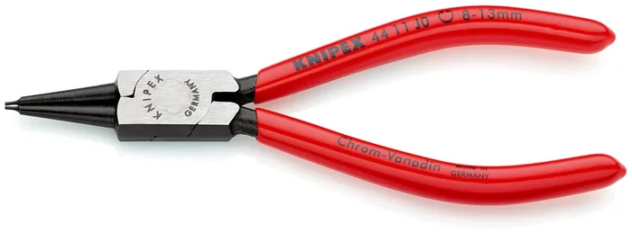 Pince pour circlips intérieurs de 8 à 13mm – 140mm – Gainage PVC KNIPEX – 4411J0SB