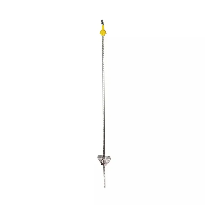 Piquet métal ovale 1,10m par 25