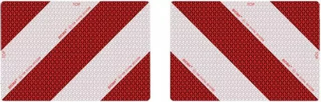 Plaque aluminium 423x282mm norme ece70 classe 5 jeu de 2