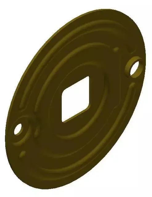 Plaque frein 250 emboutie c70