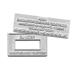 Plaque seule 6 Lignes – Trodat
