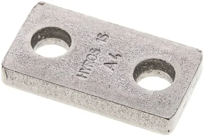 Plaque supérieure, acier inoxydable, taille 1, série lourde