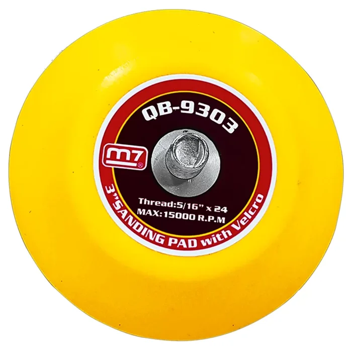 Plateau auto-agrippant pour QP113 et QP123 avec filetage male diametre 76mm 3