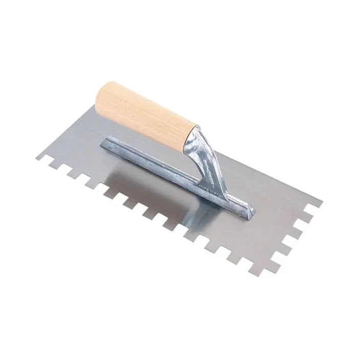 Platoir denté 28x12cm poignée bois – Dents 10×10 – RAIMONDI – 11026