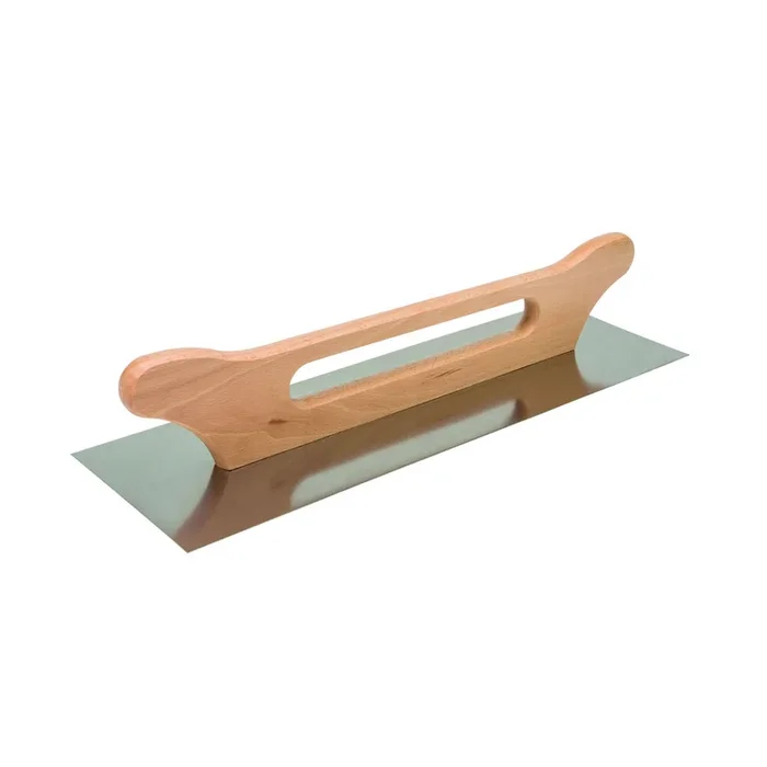 Platoir Suisse Prestige inox 15x48cm manche bois – NESPOLI – 195205