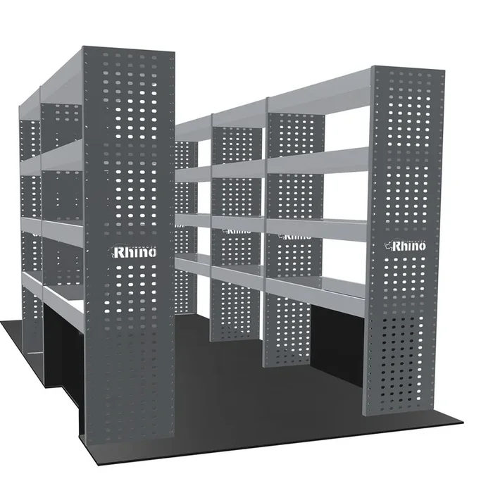 PLEINE CONFIGURATION 5 UNITÉS ÉTAGÈRES BOXER 2006- PEUGEOT – GAUCHE ET DROITE – RHINO PROCUCTS – MR233BX06