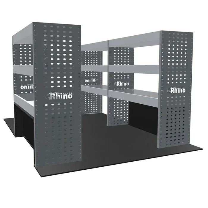PLEINE CONFIGURATION – 3 MODULES ÉTAGÈRES MASTER 2010- RENAULT – GAUCHE ET DROITE – RHINO PROCUCTS – MR059MT04