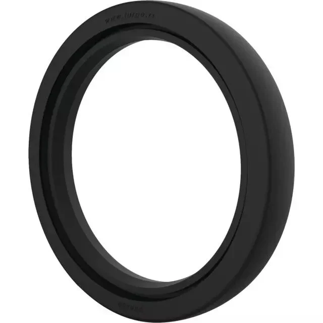 Pneu 330x50mm caoutchouc lisse renforce 70 shore