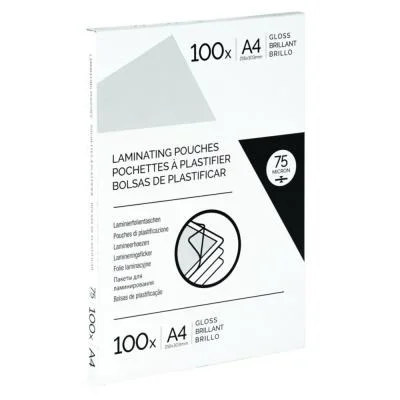 Pochettes de plastification A5 2 x 125 microns – boîte de 100