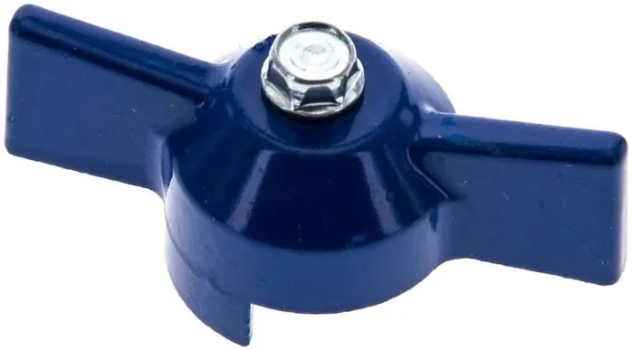 Poignée combinée bleue, taille 2, garrot (aluminium laqué)