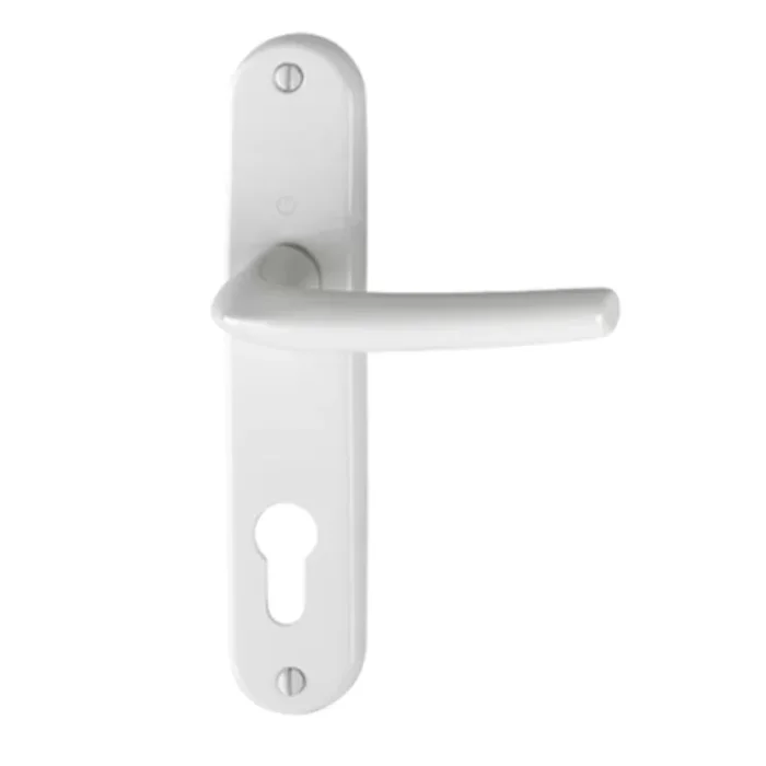 Poignee de porte SAN DIEGO Hoppe Alu finition blanc pur