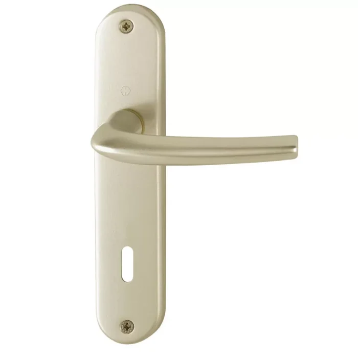 Poignee de porte SAN DIEGO Hoppe Alu finition champagne