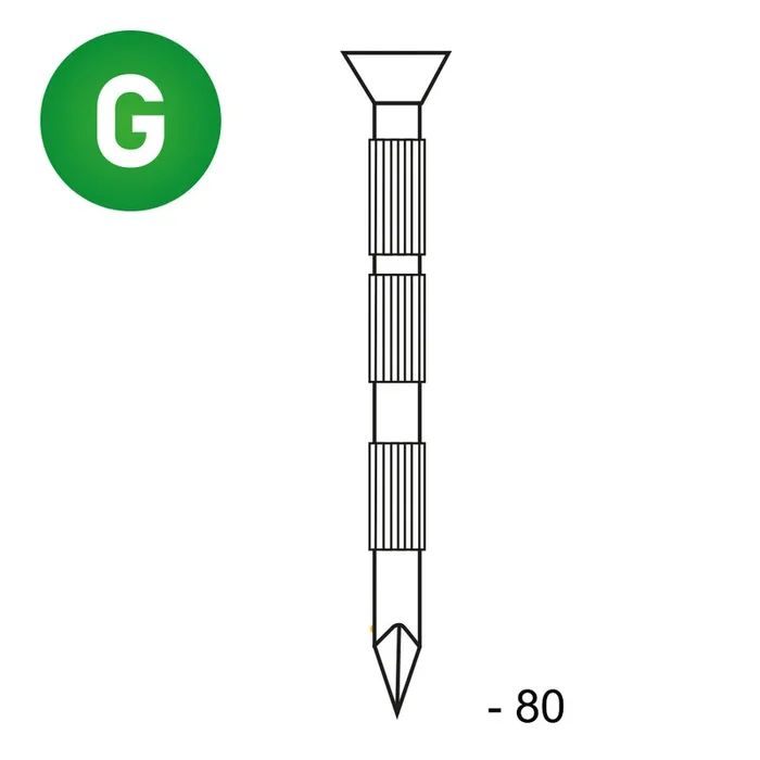POINTE BÉTON TC GALVA 3,5X80 -5KG – ASLAFIX – BE350805