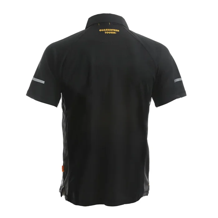 Polo DeWALT Rutland, Noir, Gris, taille 48 – 50in, en Polyester