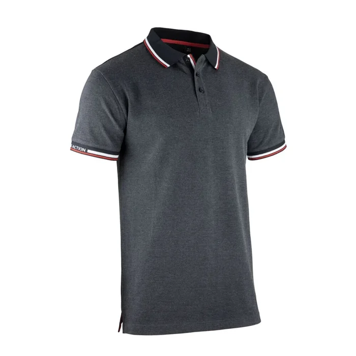 Polo maille pique MC LORD GRIS FONCÉ – LMA LEBEURRE – 9285