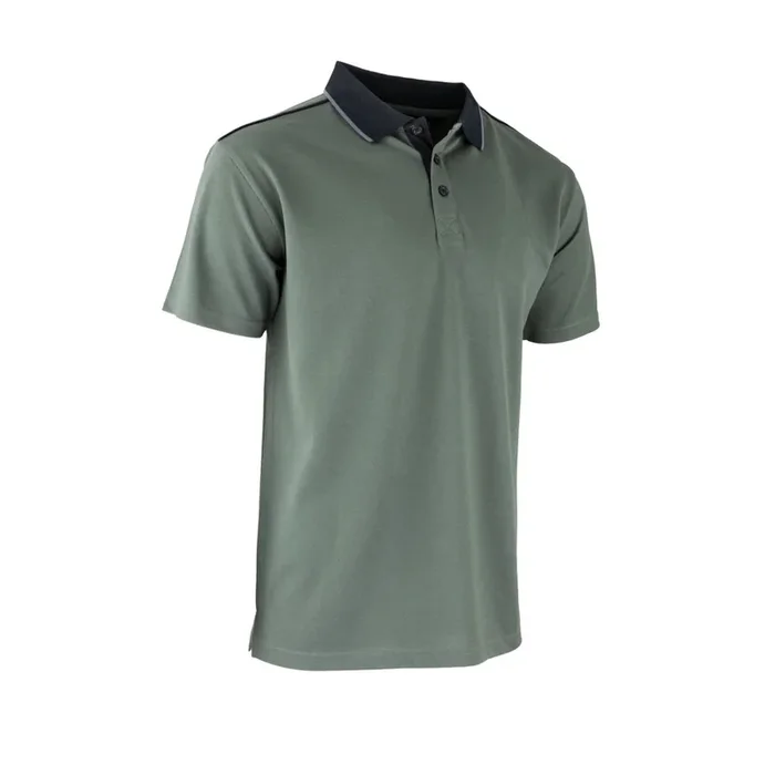 Polo maille pique MC PAMPA KAKI – LMA LEBEURRE – 9321