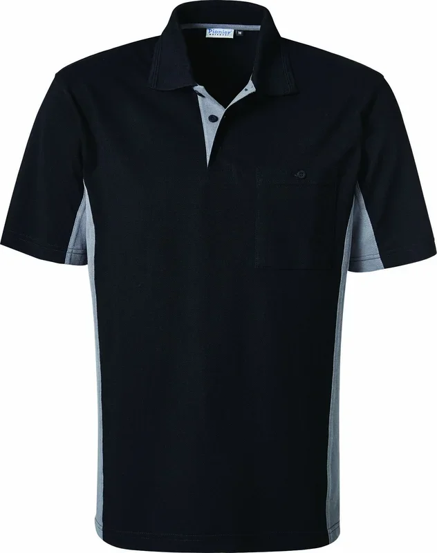 Polo noir/gris