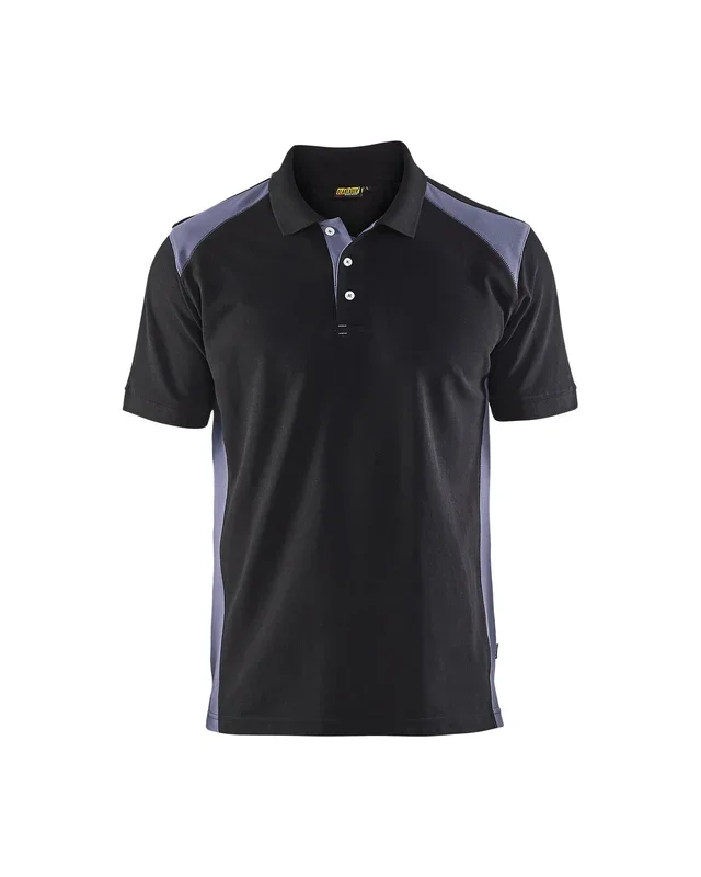 Polo Piqué Blåkläder 3324 Noir/Gris clair Blaklader – 332410509994
