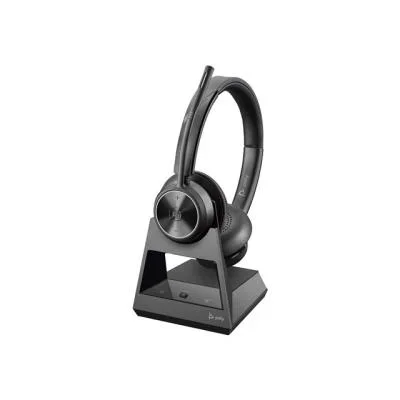 Poly Savi 7320 Office – Savi 7300 series – micro-casque – sur-oreille – DECT – sans fil – noir