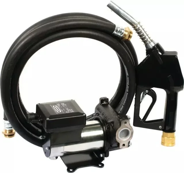 Pompe transfert gasoil panther dc 12/24v 35/70/min pistolet automatique piusi