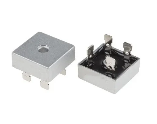 Pont redresseur Monophasé, 25A, 1200V, 4 broches, KBPC