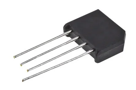 Pont redresseur Monophasé, 25A, 50V, 4 broches, KBU