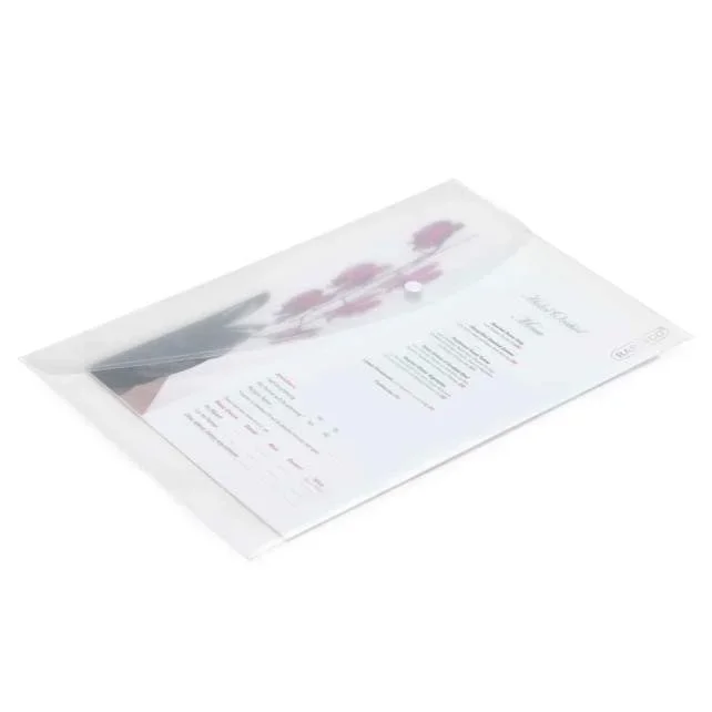 Porte-documents, Papier Ministre en Polypropylène Non Clair