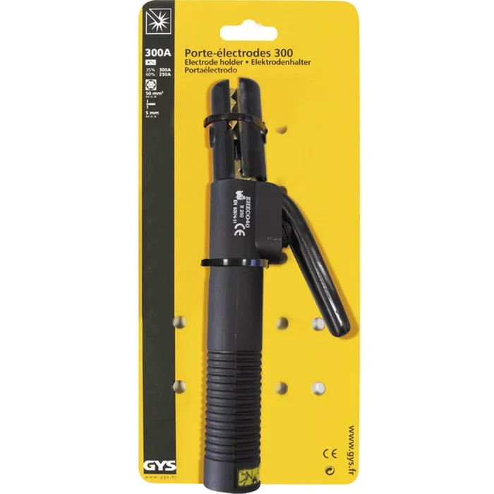 PORTE-ÉLECTRODE SHARK X300.50 – 300A / 50mm² – Cartonnette – GYS – 043701