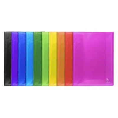 Porte vues Exacompta Iderama A4 – Polypropylène semi rigide – 80 pochettes – 160 vues – Assortis