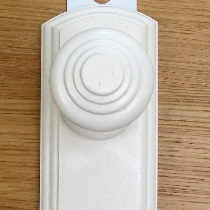 Portemanteau mouluré 2 têtes blanc – MOTTEZ – B817V2BC